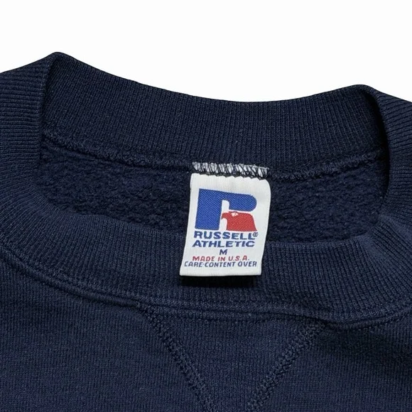 Vintage UCLA Sweatshirt Men's Medium Russell Athletic Crewneck Stitched USA 90s - Picture 2 of 9